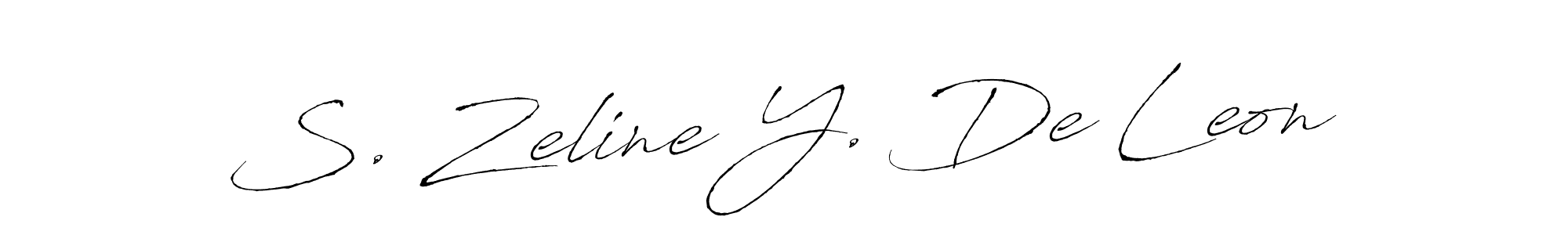 How to Draw S. Zeline Y. De Leon signature style? Antro_Vectra is a latest design signature styles for name S. Zeline Y. De Leon. S. Zeline Y. De Leon signature style 6 images and pictures png