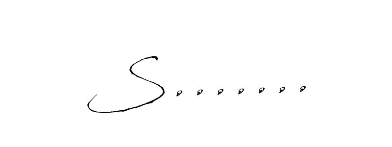 How to make S....... name signature. Use Antro_Vectra style for creating short signs online. This is the latest handwritten sign. S....... signature style 6 images and pictures png