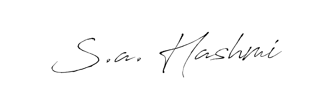 You should practise on your own different ways (Antro_Vectra) to write your name (S.a. Hashmi) in signature. don't let someone else do it for you. S.a. Hashmi signature style 6 images and pictures png