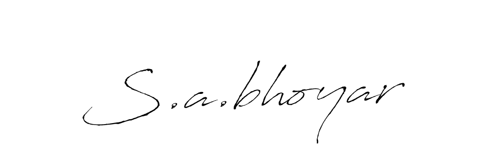 Make a beautiful signature design for name S.a.bhoyar. Use this online signature maker to create a handwritten signature for free. S.a.bhoyar signature style 6 images and pictures png