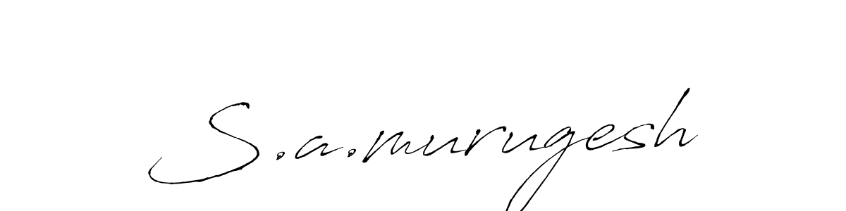 Make a beautiful signature design for name S.a.murugesh. Use this online signature maker to create a handwritten signature for free. S.a.murugesh signature style 6 images and pictures png