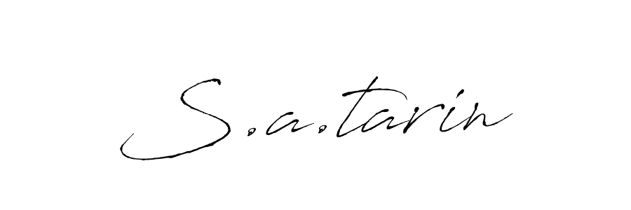 Also we have S.a.tarin name is the best signature style. Create professional handwritten signature collection using Antro_Vectra autograph style. S.a.tarin signature style 6 images and pictures png