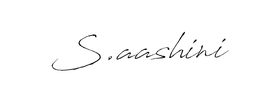 This is the best signature style for the S.aashini name. Also you like these signature font (Antro_Vectra). Mix name signature. S.aashini signature style 6 images and pictures png