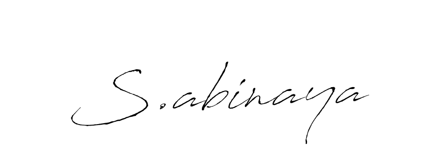 S.abinaya stylish signature style. Best Handwritten Sign (Antro_Vectra) for my name. Handwritten Signature Collection Ideas for my name S.abinaya. S.abinaya signature style 6 images and pictures png