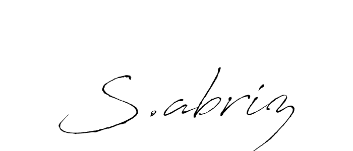 This is the best signature style for the S.abriz name. Also you like these signature font (Antro_Vectra). Mix name signature. S.abriz signature style 6 images and pictures png