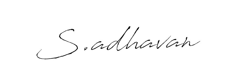 if you are searching for the best signature style for your name S.adhavan. so please give up your signature search. here we have designed multiple signature styles  using Antro_Vectra. S.adhavan signature style 6 images and pictures png