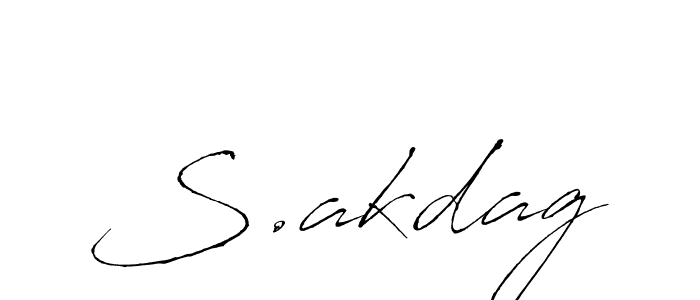 It looks lik you need a new signature style for name S.akdag. Design unique handwritten (Antro_Vectra) signature with our free signature maker in just a few clicks. S.akdag signature style 6 images and pictures png