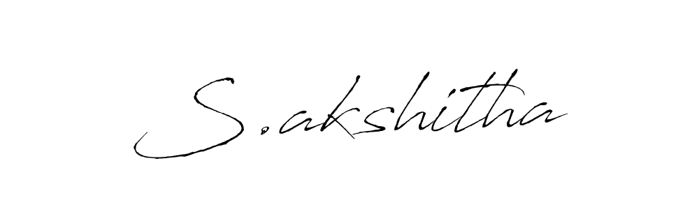 Also we have S.akshitha name is the best signature style. Create professional handwritten signature collection using Antro_Vectra autograph style. S.akshitha signature style 6 images and pictures png