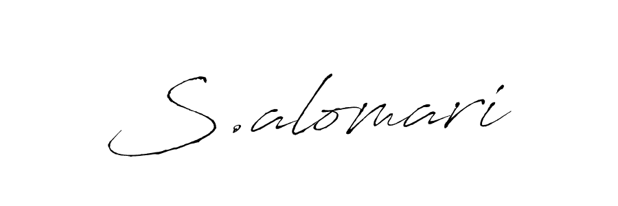 You should practise on your own different ways (Antro_Vectra) to write your name (S.alomari) in signature. don't let someone else do it for you. S.alomari signature style 6 images and pictures png