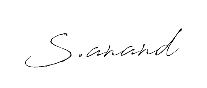 This is the best signature style for the S.anand name. Also you like these signature font (Antro_Vectra). Mix name signature. S.anand signature style 6 images and pictures png