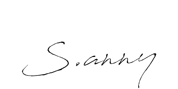 Antro_Vectra is a professional signature style that is perfect for those who want to add a touch of class to their signature. It is also a great choice for those who want to make their signature more unique. Get S.anny name to fancy signature for free. S.anny signature style 6 images and pictures png