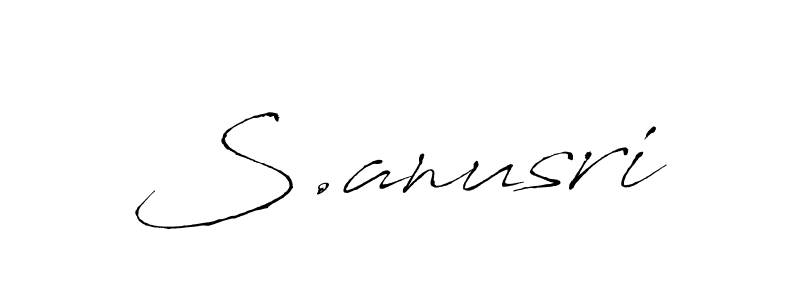 Once you've used our free online signature maker to create your best signature Antro_Vectra style, it's time to enjoy all of the benefits that S.anusri name signing documents. S.anusri signature style 6 images and pictures png