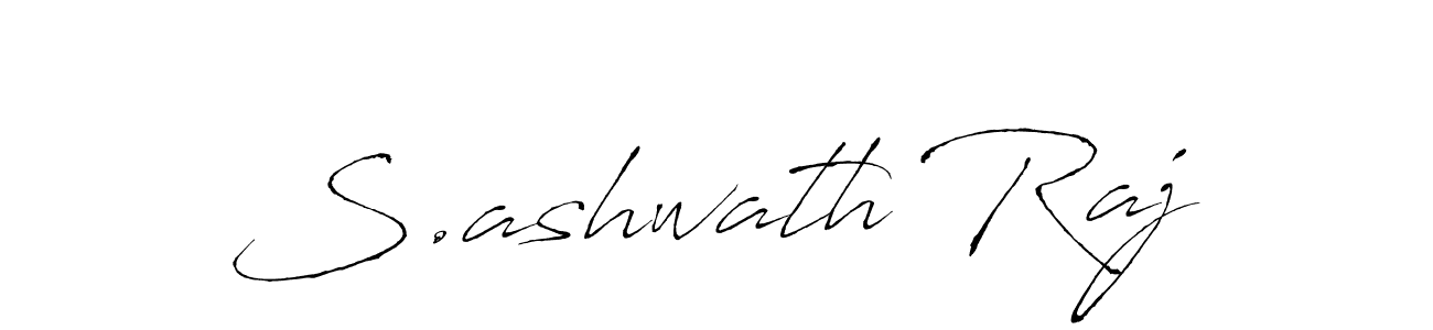 This is the best signature style for the S.ashwath Raj name. Also you like these signature font (Antro_Vectra). Mix name signature. S.ashwath Raj signature style 6 images and pictures png