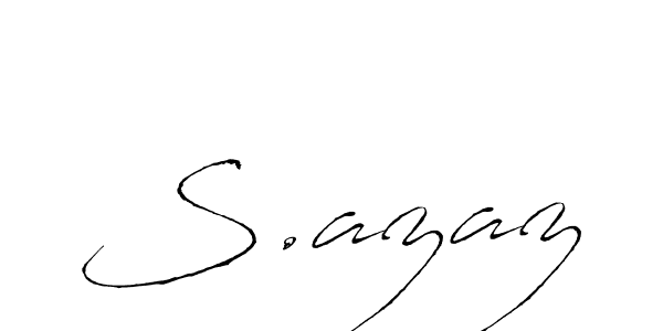 Also You can easily find your signature by using the search form. We will create S.azaz name handwritten signature images for you free of cost using Antro_Vectra sign style. S.azaz signature style 6 images and pictures png