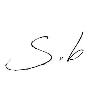 Use a signature maker to create a handwritten signature online. With this signature software, you can design (Antro_Vectra) your own signature for name S.b. S.b signature style 6 images and pictures png