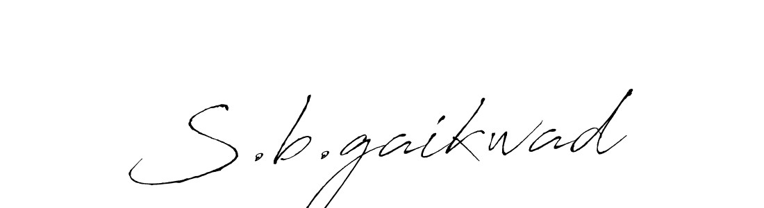 It looks lik you need a new signature style for name S.b.gaikwad. Design unique handwritten (Antro_Vectra) signature with our free signature maker in just a few clicks. S.b.gaikwad signature style 6 images and pictures png