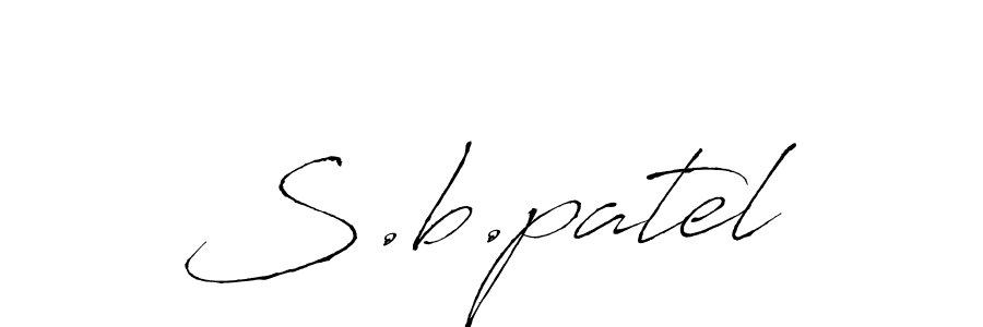 It looks lik you need a new signature style for name S.b.patel. Design unique handwritten (Antro_Vectra) signature with our free signature maker in just a few clicks. S.b.patel signature style 6 images and pictures png