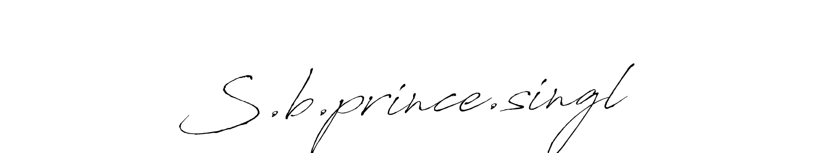 S.b.prince.singl stylish signature style. Best Handwritten Sign (Antro_Vectra) for my name. Handwritten Signature Collection Ideas for my name S.b.prince.singl. S.b.prince.singl signature style 6 images and pictures png