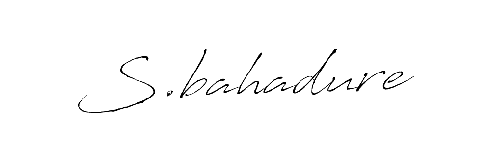 See photos of S.bahadure official signature by Spectra . Check more albums & portfolios. Read reviews & check more about Antro_Vectra font. S.bahadure signature style 6 images and pictures png