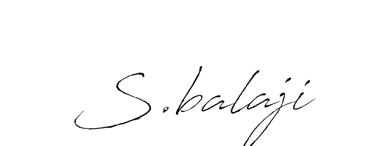 How to make S.balaji name signature. Use Antro_Vectra style for creating short signs online. This is the latest handwritten sign. S.balaji signature style 6 images and pictures png