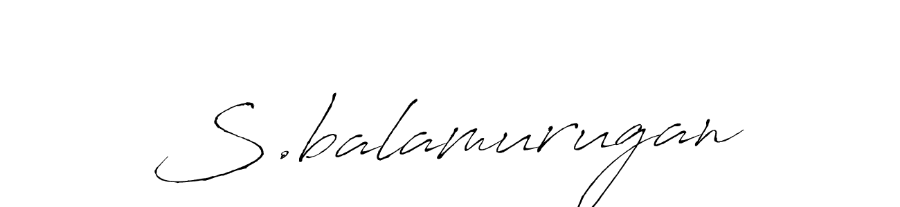 Antro_Vectra is a professional signature style that is perfect for those who want to add a touch of class to their signature. It is also a great choice for those who want to make their signature more unique. Get S.balamurugan name to fancy signature for free. S.balamurugan signature style 6 images and pictures png