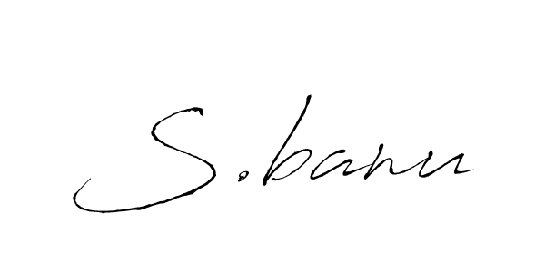 Also we have S.banu name is the best signature style. Create professional handwritten signature collection using Antro_Vectra autograph style. S.banu signature style 6 images and pictures png
