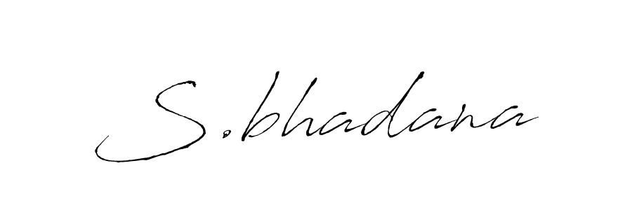Make a beautiful signature design for name S.bhadana. Use this online signature maker to create a handwritten signature for free. S.bhadana signature style 6 images and pictures png