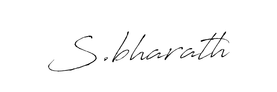 S.bharath stylish signature style. Best Handwritten Sign (Antro_Vectra) for my name. Handwritten Signature Collection Ideas for my name S.bharath. S.bharath signature style 6 images and pictures png