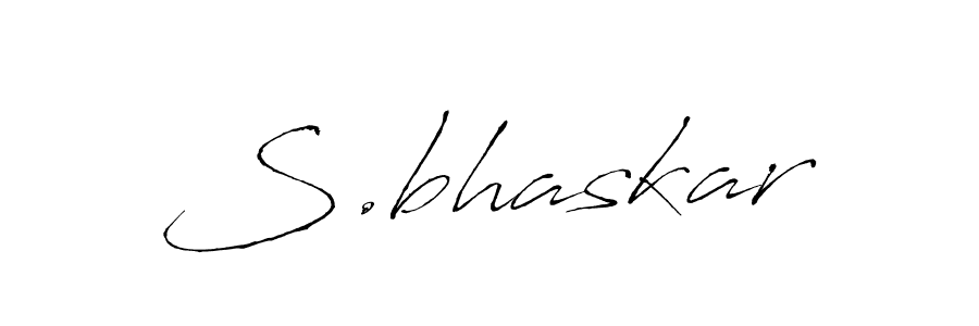 How to make S.bhaskar name signature. Use Antro_Vectra style for creating short signs online. This is the latest handwritten sign. S.bhaskar signature style 6 images and pictures png