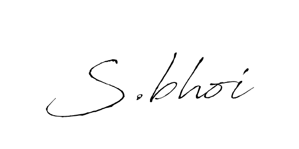 How to make S.bhoi signature? Antro_Vectra is a professional autograph style. Create handwritten signature for S.bhoi name. S.bhoi signature style 6 images and pictures png