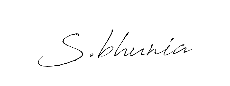 How to make S.bhunia signature? Antro_Vectra is a professional autograph style. Create handwritten signature for S.bhunia name. S.bhunia signature style 6 images and pictures png