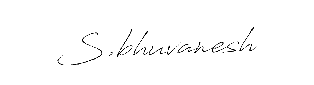 The best way (Antro_Vectra) to make a short signature is to pick only two or three words in your name. The name S.bhuvanesh include a total of six letters. For converting this name. S.bhuvanesh signature style 6 images and pictures png