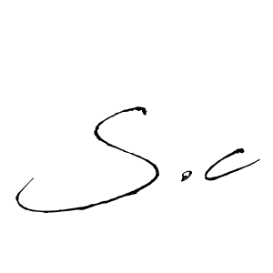 Once you've used our free online signature maker to create your best signature Antro_Vectra style, it's time to enjoy all of the benefits that S.c name signing documents. S.c signature style 6 images and pictures png