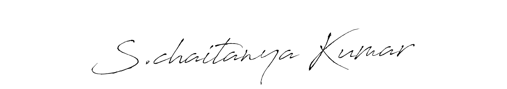 This is the best signature style for the S.chaitanya Kumar name. Also you like these signature font (Antro_Vectra). Mix name signature. S.chaitanya Kumar signature style 6 images and pictures png