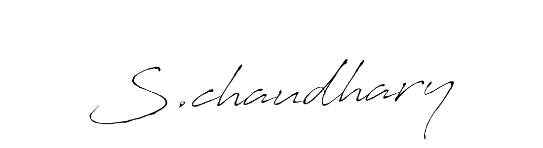 S.chaudhary stylish signature style. Best Handwritten Sign (Antro_Vectra) for my name. Handwritten Signature Collection Ideas for my name S.chaudhary. S.chaudhary signature style 6 images and pictures png