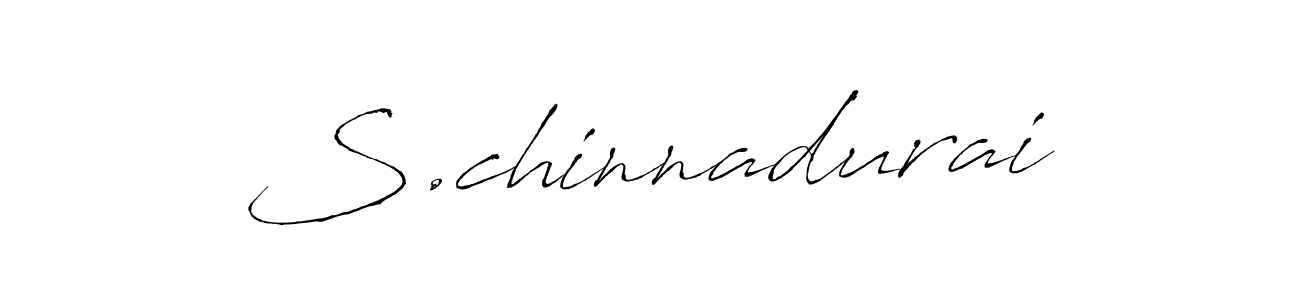 Create a beautiful signature design for name S.chinnadurai. With this signature (Antro_Vectra) fonts, you can make a handwritten signature for free. S.chinnadurai signature style 6 images and pictures png
