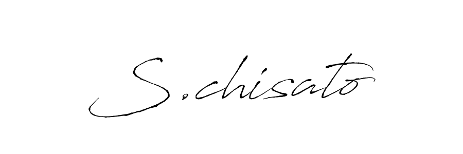 Antro_Vectra is a professional signature style that is perfect for those who want to add a touch of class to their signature. It is also a great choice for those who want to make their signature more unique. Get S.chisato name to fancy signature for free. S.chisato signature style 6 images and pictures png