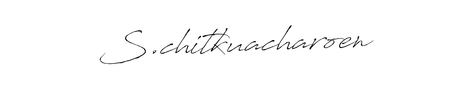 Similarly Antro_Vectra is the best handwritten signature design. Signature creator online .You can use it as an online autograph creator for name S.chitkuacharoen. S.chitkuacharoen signature style 6 images and pictures png