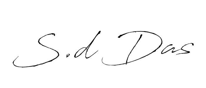 Use a signature maker to create a handwritten signature online. With this signature software, you can design (Antro_Vectra) your own signature for name S.d Das. S.d Das signature style 6 images and pictures png