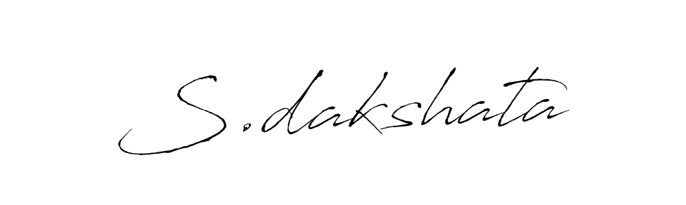 This is the best signature style for the S.dakshata name. Also you like these signature font (Antro_Vectra). Mix name signature. S.dakshata signature style 6 images and pictures png