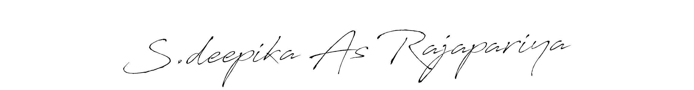 You can use this online signature creator to create a handwritten signature for the name S.deepika As Rajapariya. This is the best online autograph maker. S.deepika As Rajapariya signature style 6 images and pictures png