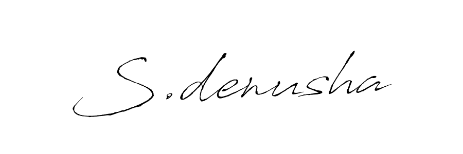 Similarly Antro_Vectra is the best handwritten signature design. Signature creator online .You can use it as an online autograph creator for name S.denusha. S.denusha signature style 6 images and pictures png