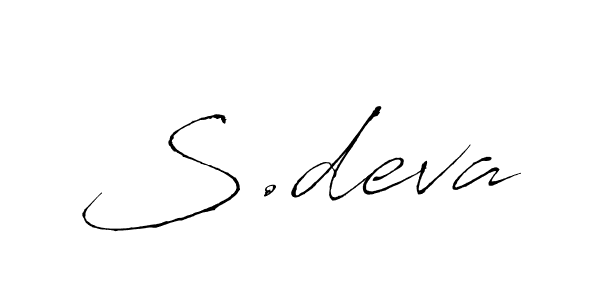 Similarly Antro_Vectra is the best handwritten signature design. Signature creator online .You can use it as an online autograph creator for name S.deva. S.deva signature style 6 images and pictures png