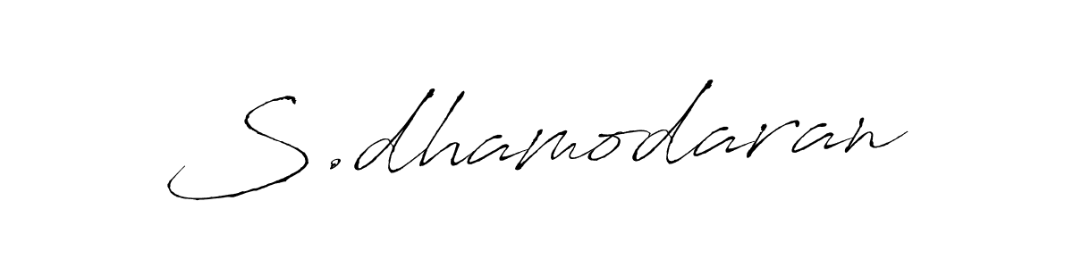 Make a beautiful signature design for name S.dhamodaran. Use this online signature maker to create a handwritten signature for free. S.dhamodaran signature style 6 images and pictures png