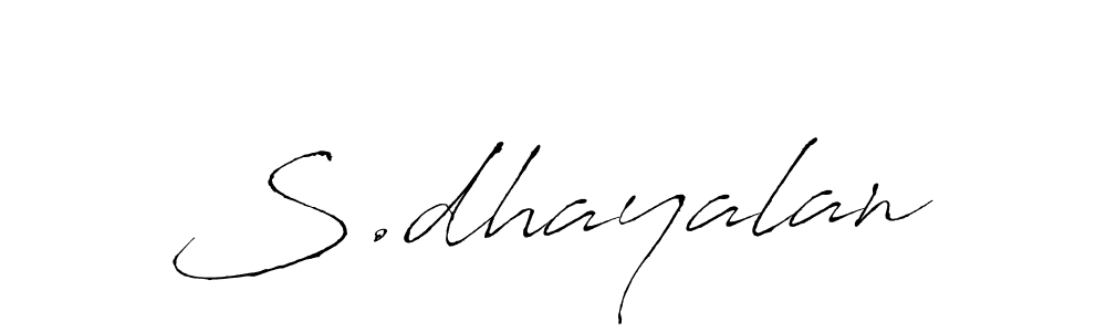 Antro_Vectra is a professional signature style that is perfect for those who want to add a touch of class to their signature. It is also a great choice for those who want to make their signature more unique. Get S.dhayalan name to fancy signature for free. S.dhayalan signature style 6 images and pictures png