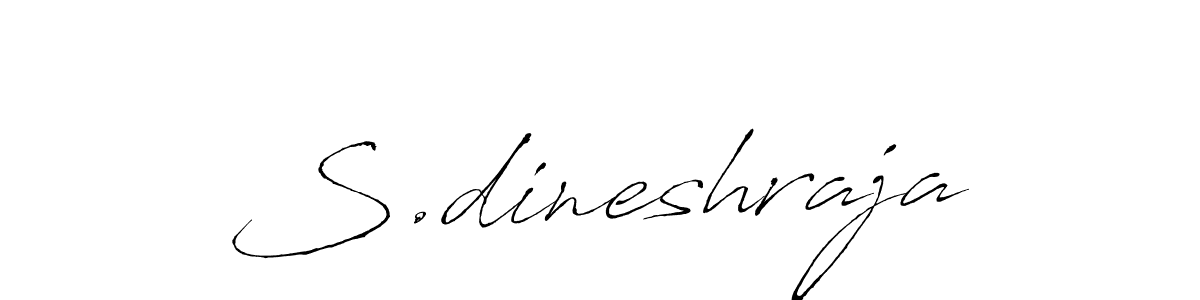 Antro_Vectra is a professional signature style that is perfect for those who want to add a touch of class to their signature. It is also a great choice for those who want to make their signature more unique. Get S.dineshraja name to fancy signature for free. S.dineshraja signature style 6 images and pictures png