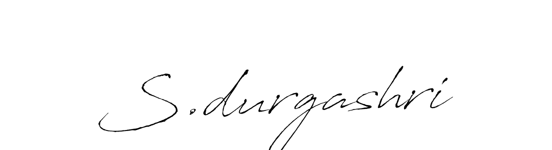 Use a signature maker to create a handwritten signature online. With this signature software, you can design (Antro_Vectra) your own signature for name S.durgashri. S.durgashri signature style 6 images and pictures png