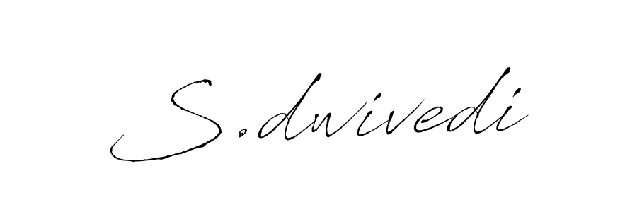 How to make S.dwivedi signature? Antro_Vectra is a professional autograph style. Create handwritten signature for S.dwivedi name. S.dwivedi signature style 6 images and pictures png