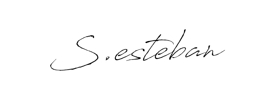 Best and Professional Signature Style for S.esteban. Antro_Vectra Best Signature Style Collection. S.esteban signature style 6 images and pictures png