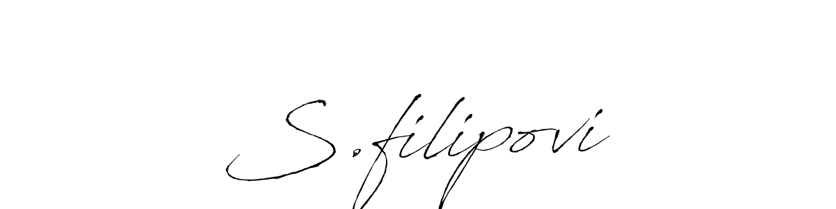 Also we have S.filipović name is the best signature style. Create professional handwritten signature collection using Antro_Vectra autograph style. S.filipović signature style 6 images and pictures png